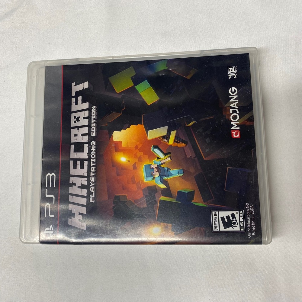 Minecraft PlayStation 3 Edition PS3 Game Mojang Sony Physical Disc